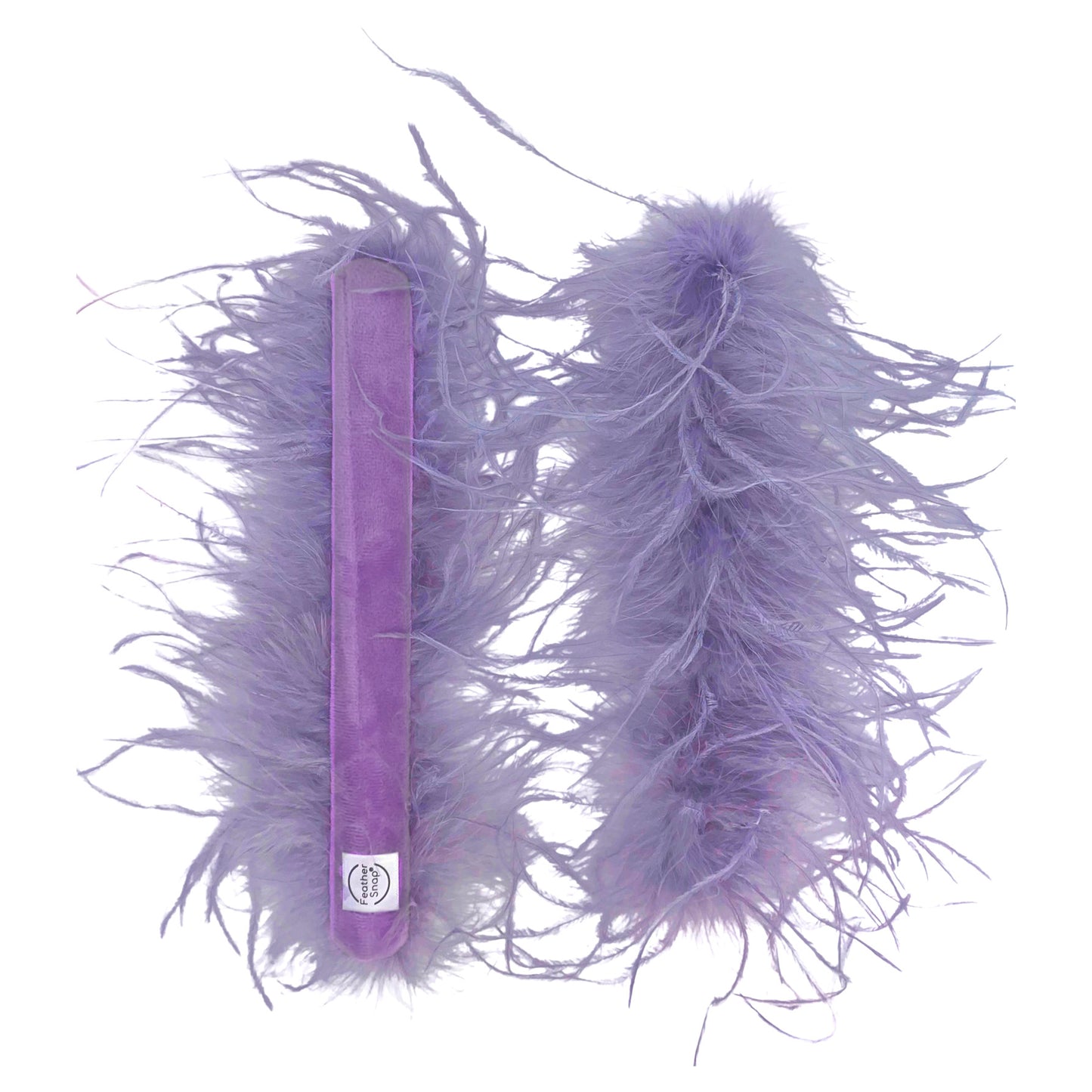 Lilafarbenes Manschettenarmband aus Straußenfedern, Paar – JUMBO, volles Volumen *NEU*